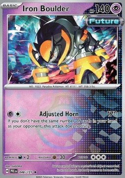 Iron Boulder 046 — Prismatic Evolutions: Additionals (English Pokémon TCG card)