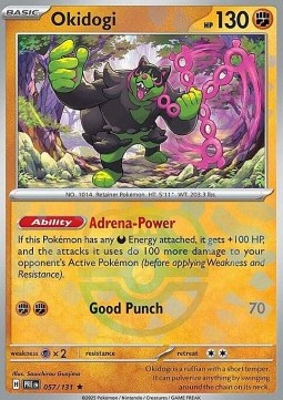 Okidogi 057 — Prismatic Evolutions: Additionals (English Pokémon TCG card)