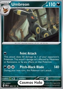 Umbreon 059 — Prismatic Evolutions: Additionals (English Pokémon TCG card)