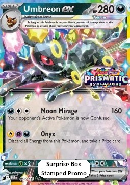Umbreon ex 060 — Prismatic Evolutions: Additionals (English Pokémon TCG card)