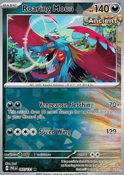 Roaring Moon 065 — Prismatic Evolutions: Additionals (English Pokémon TCG card)