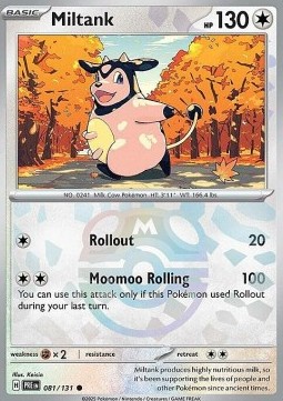 Miltank 081 — Prismatic Evolutions: Additionals (English Pokémon TCG card)