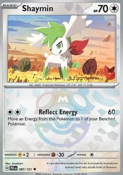 Shaymin 087 — Prismatic Evolutions: Additionals (English Pokémon TCG card)