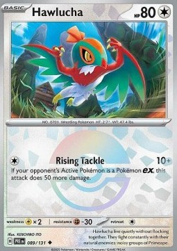 Hawlucha 089 — Prismatic Evolutions: Additionals (English Pokémon TCG card)