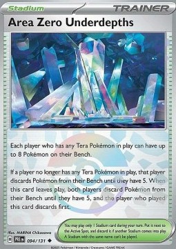 Area Zero Underdepths 094 — Prismatic Evolutions: Additionals (English Pokémon TCG card)
