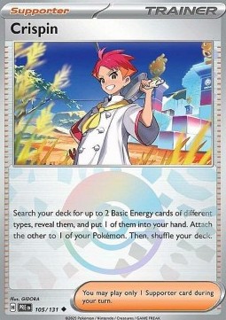 Crispin 105 — Prismatic Evolutions: Additionals (English Pokémon TCG card)