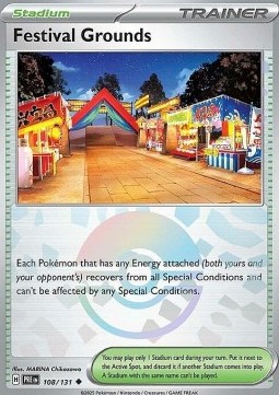 Festival Grounds 108 — Prismatic Evolutions: Additionals (English Pokémon TCG card)