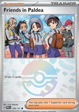 Friends in Paldea 109 — Prismatic Evolutions: Additionals (English Pokémon TCG card)