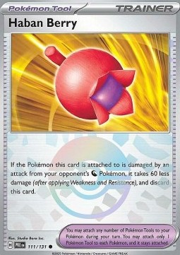 Haban Berry 111 — Prismatic Evolutions: Additionals (English Pokémon TCG card)