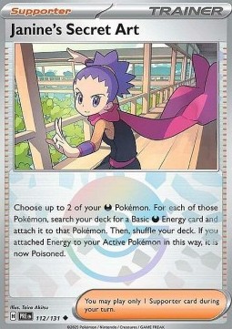 Janine's Secret Art 112 — Prismatic Evolutions: Additionals (English Pokémon TCG card)