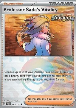 Professor Sada's Vitality 120 — Prismatic Evolutions: Additionals (English Pokémon TCG card)