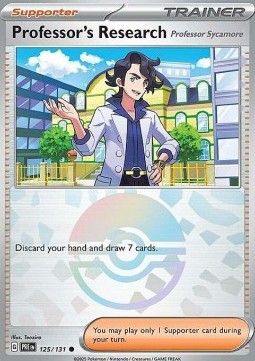 Professor's Research - Professor Sycamore 125 — Prismatic Evolutions: Additionals (English Pokémon TCG card)