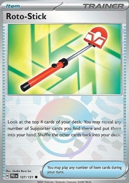 Roto-Stick 127 — Prismatic Evolutions: Additionals (English Pokémon TCG card)