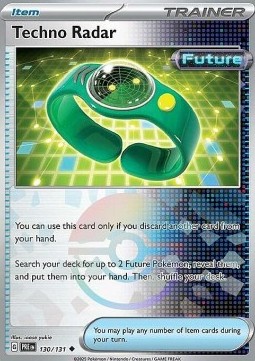 Techno Radar 130 — Prismatic Evolutions: Additionals (English Pokémon TCG card)