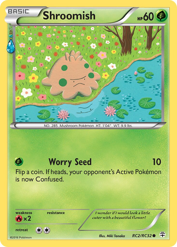 Shroomish 002/25 — Generation (Radiant Collection) (English Pokémon TCG card)