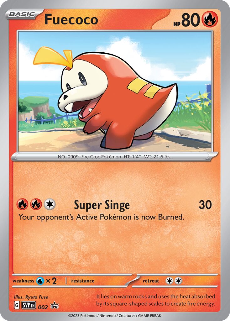 Fuecoco 002/226 — Scarlet & Violet Promos (English Pokémon TCG card)
