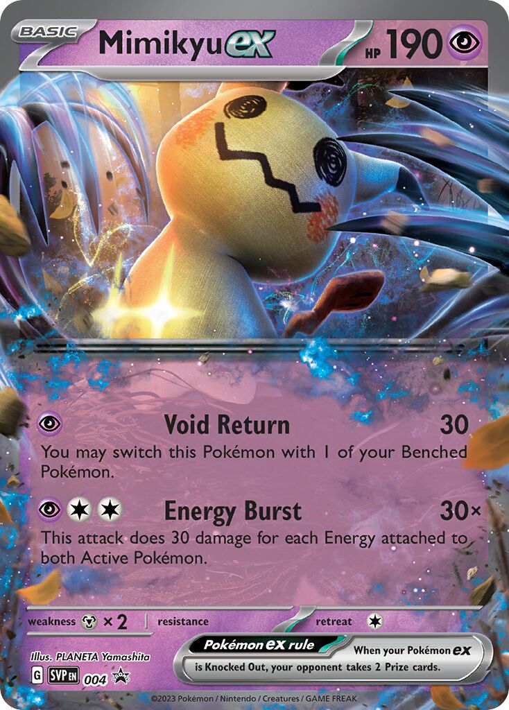 Mimikyu ex 004/226 — Scarlet & Violet Promos (English Pokémon TCG card)