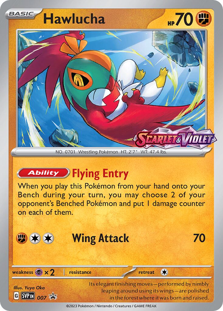 Hawlucha 007/226 — Scarlet & Violet Promos (English Pokémon TCG card)