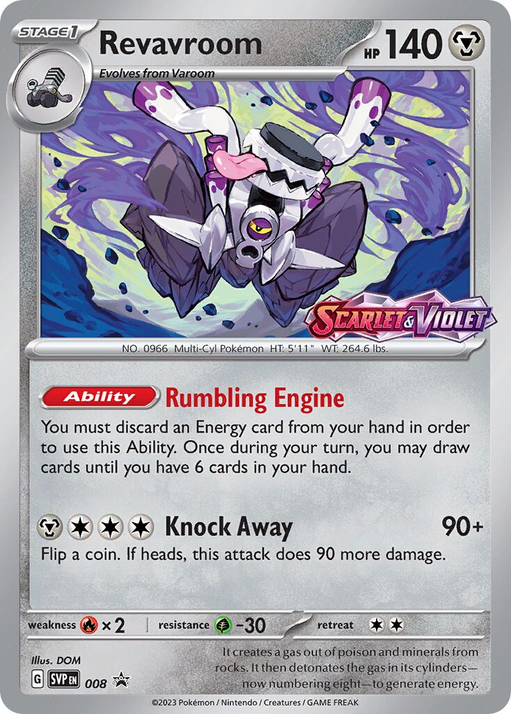 Revavroom 008/226 — Scarlet & Violet Promos (English Pokémon TCG card)
