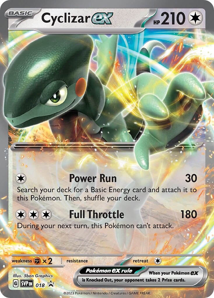 Cyclizar ex 018/226 — Scarlet & Violet Promos (English Pokémon TCG card)