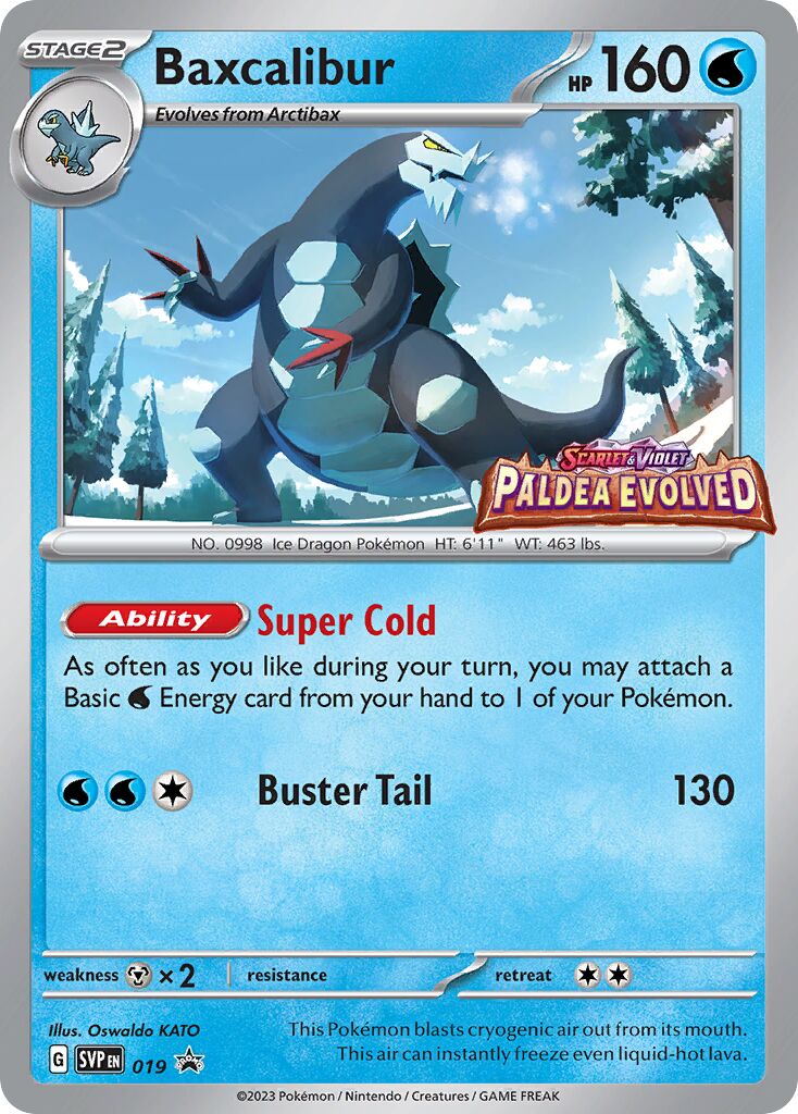 Baxcalibur 019/226 — Scarlet & Violet Promos (English Pokémon TCG card)