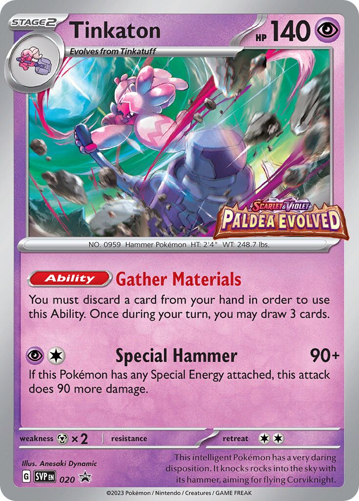 Tinkaton 020/226 — Scarlet & Violet Promos (English Pokémon TCG card)