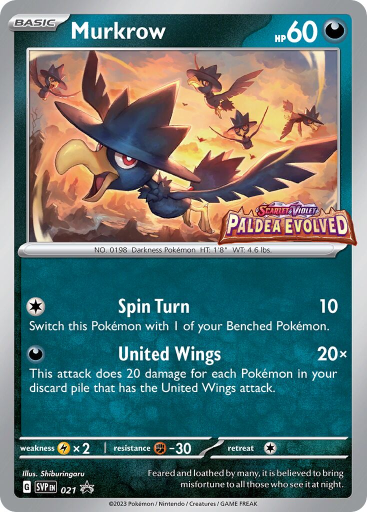 Murkrow 021/226 — Scarlet & Violet Promos (English Pokémon TCG card)