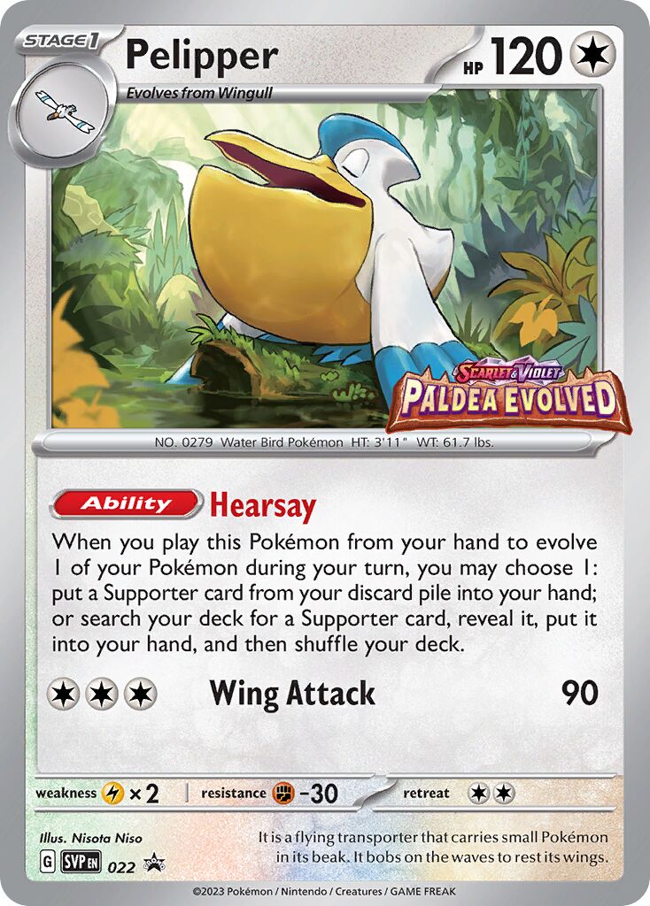 Pelipper 022/226 — Scarlet & Violet Promos (English Pokémon TCG card)