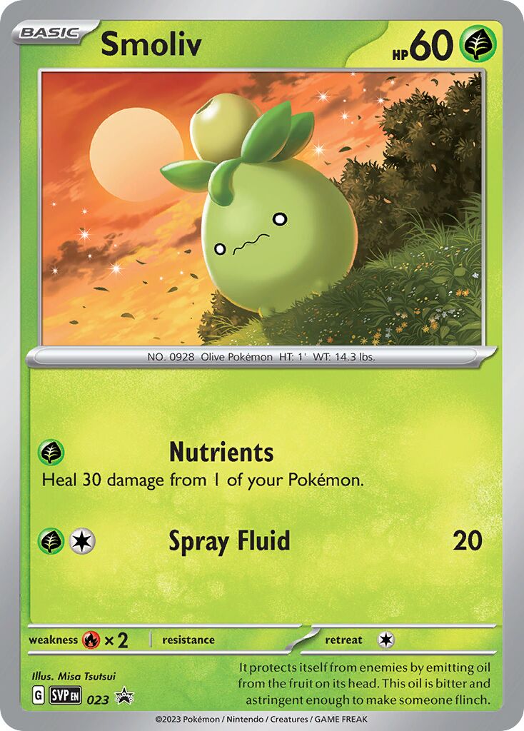 Smoliv 023/226 — Scarlet & Violet Promos (English Pokémon TCG card)