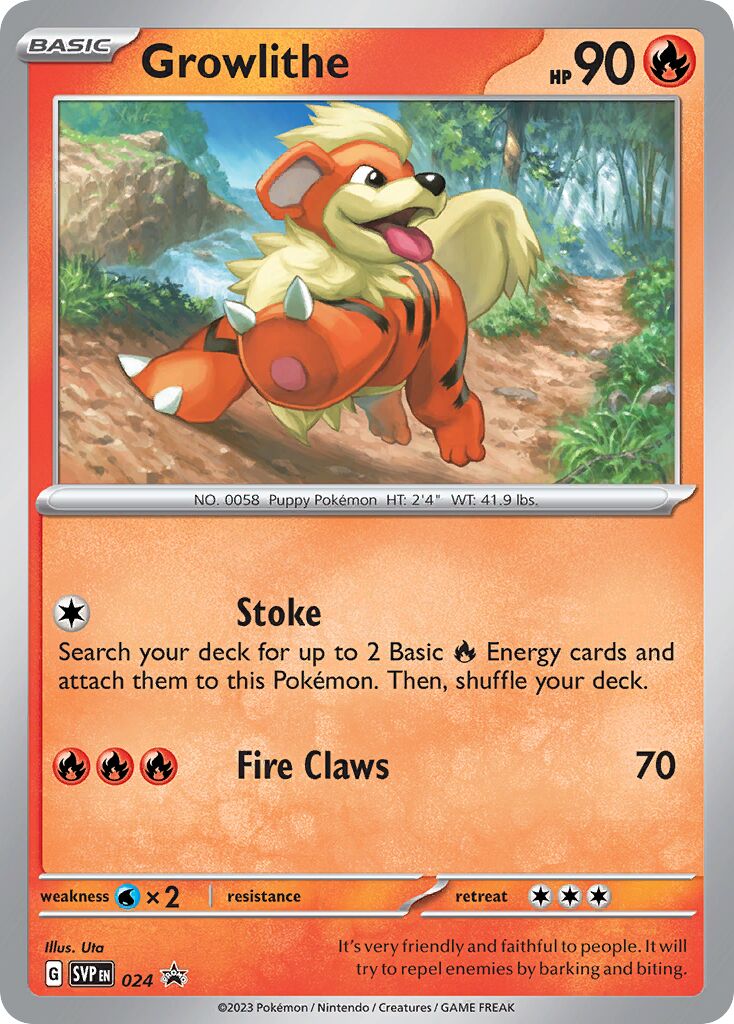 Growlithe 024/226 — Scarlet & Violet Promos (English Pokémon TCG card)