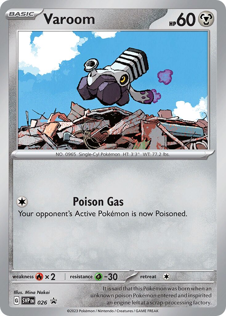 Varoom 026/226 — Scarlet & Violet Promos (English Pokémon TCG card)