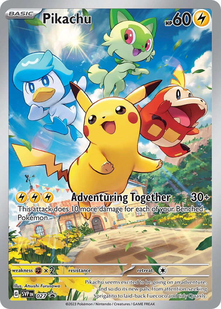 Pikachu 027/226 — Scarlet & Violet Promos (English Pokémon TCG card)