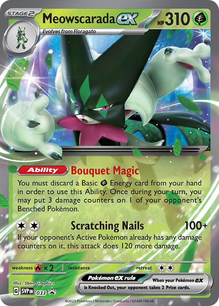 Meowscarada ex 033/226 — Scarlet & Violet Promos (English Pokémon TCG card)