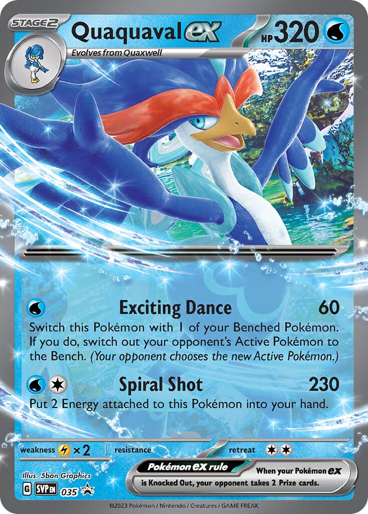 Quaquaval ex 035/226 — Scarlet & Violet Promos (English Pokémon TCG card)