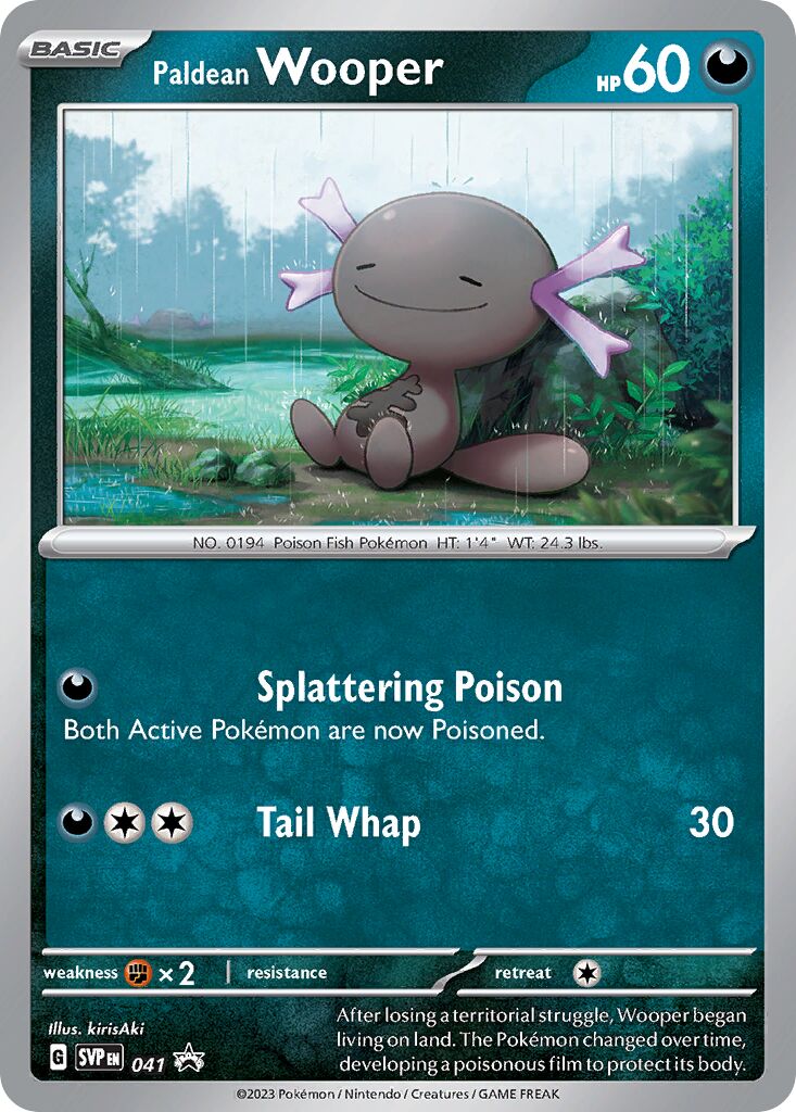 Paldean Wooper 041/226 — Scarlet & Violet Promos (English Pokémon TCG card)