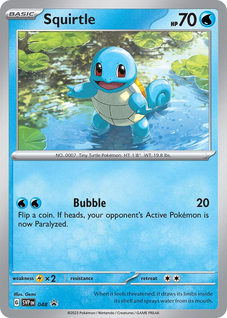 Squirtle 048/226 — Scarlet & Violet Promos (English Pokémon TCG card)