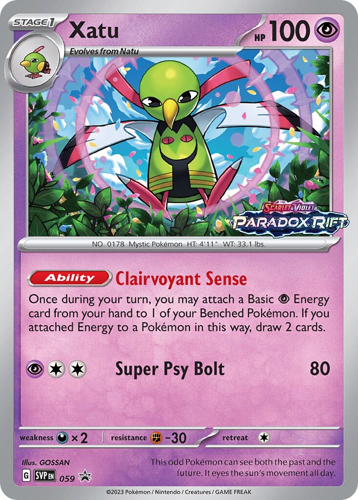 Xatu 059/226 — Scarlet & Violet Promos (English Pokémon TCG card)