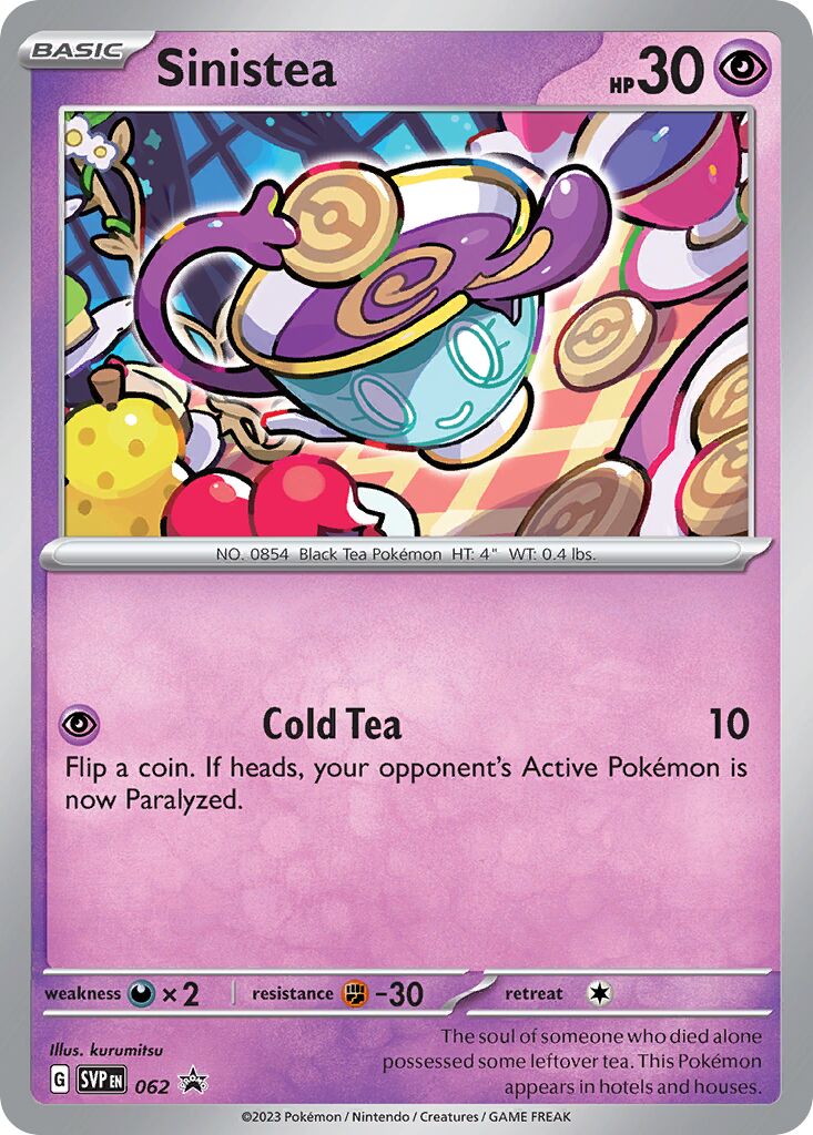 Sinistea 062/226 — Scarlet & Violet Promos (English Pokémon TCG card)