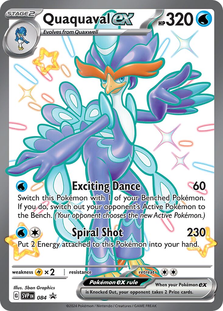 Quaquaval ex 084/226 — Scarlet & Violet Promos (English Pokémon TCG card)
