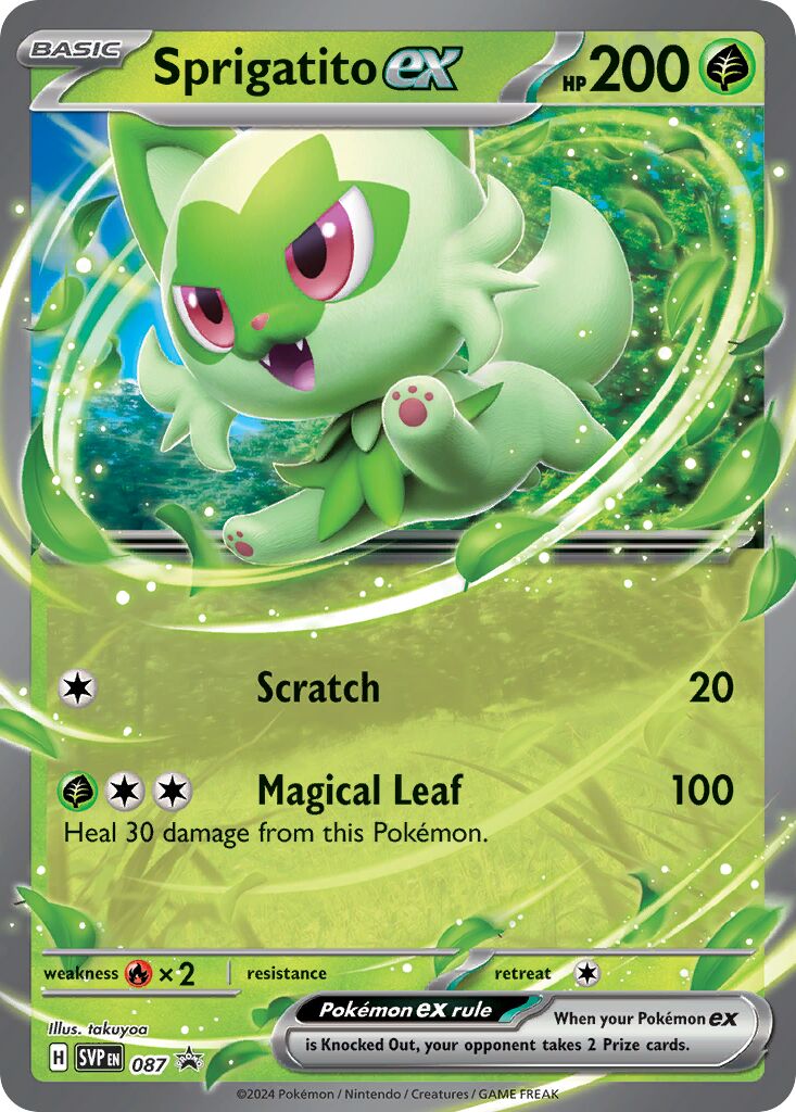 Sprigatito ex 087/226 — Scarlet & Violet Promos (English Pokémon TCG card)