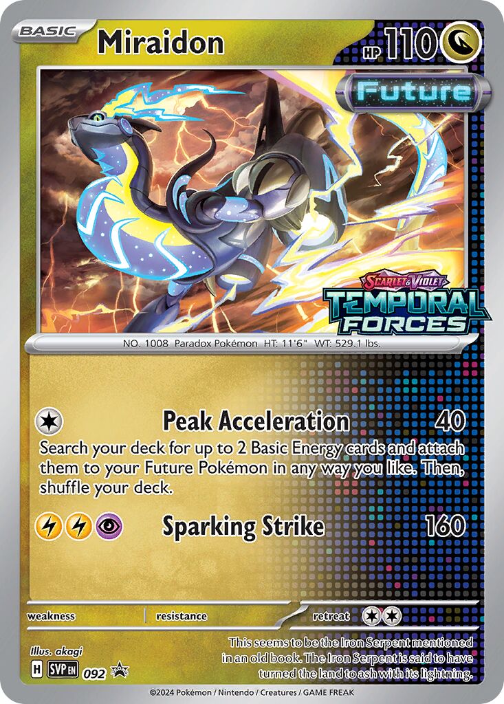 Miraidon 092/226 — Scarlet & Violet Promos (English Pokémon TCG card)