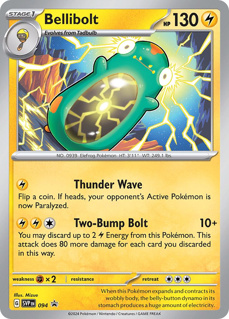 Bellibolt 094/226 — Scarlet & Violet Promos (English Pokémon TCG card)