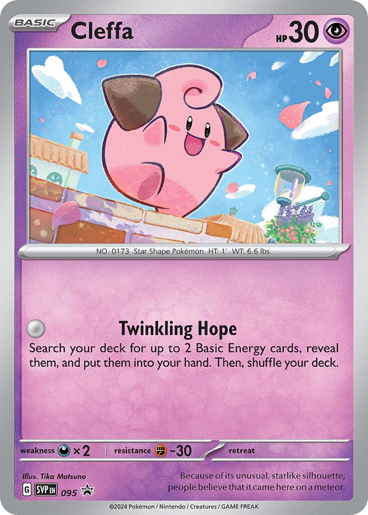 Cleffa 095/226 — Scarlet & Violet Promos (English Pokémon TCG card)