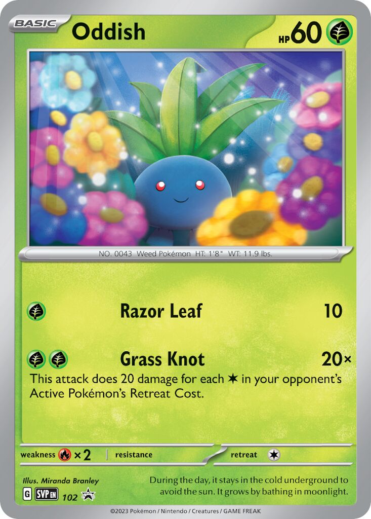 Oddish 102/226 — Scarlet & Violet Promos (English Pokémon TCG card)