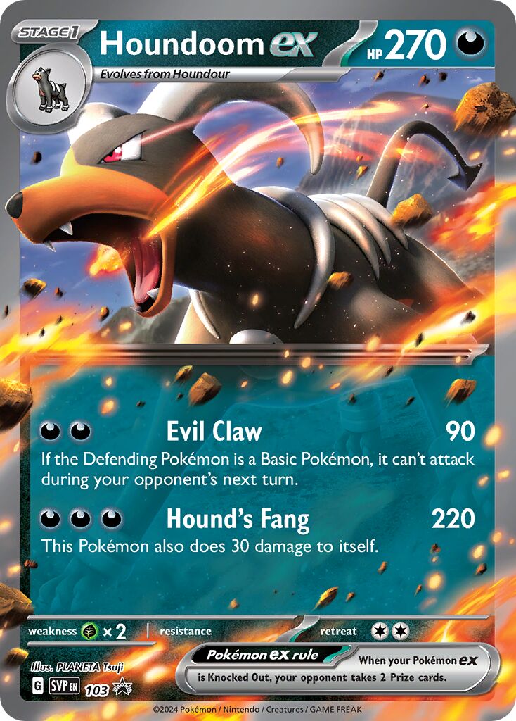 Houndoom ex 103/226 — Scarlet & Violet Promos (English Pokémon TCG card)