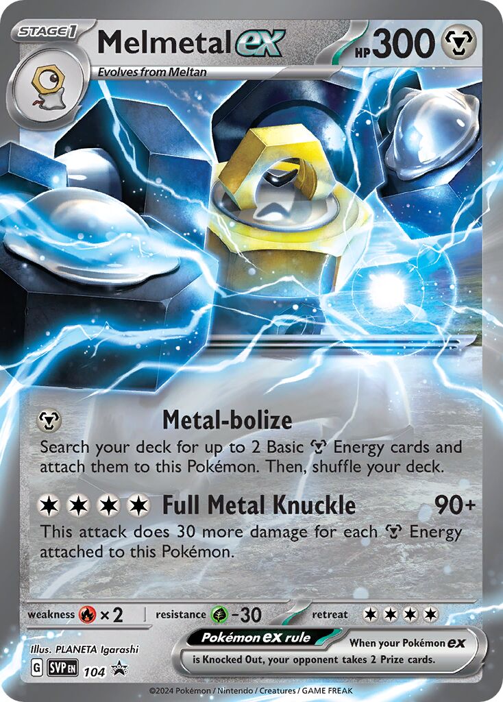 Melmetal ex 104/226 — Scarlet & Violet Promos (English Pokémon TCG card)