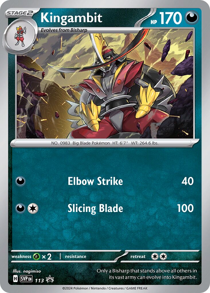 Kingambit 113/226 — Scarlet & Violet Promos (English Pokémon TCG card)