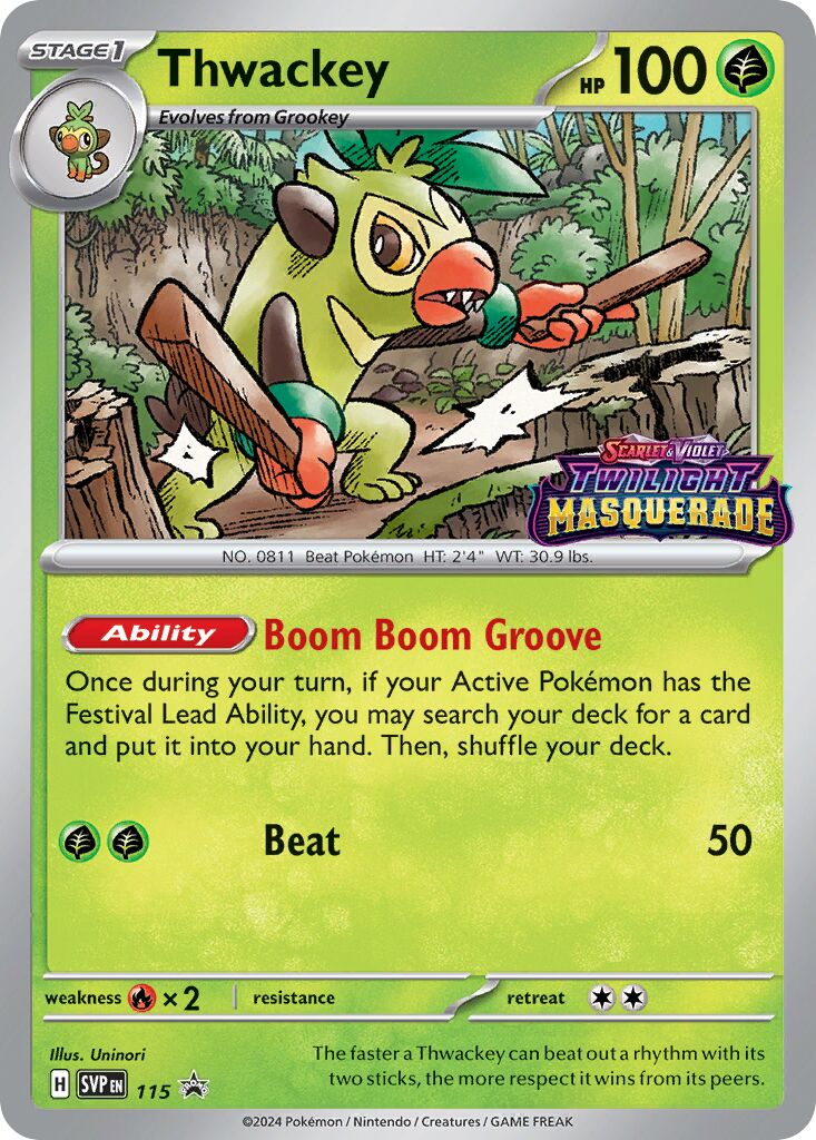 Thwackey 115/226 — Scarlet & Violet Promos (English Pokémon TCG card)