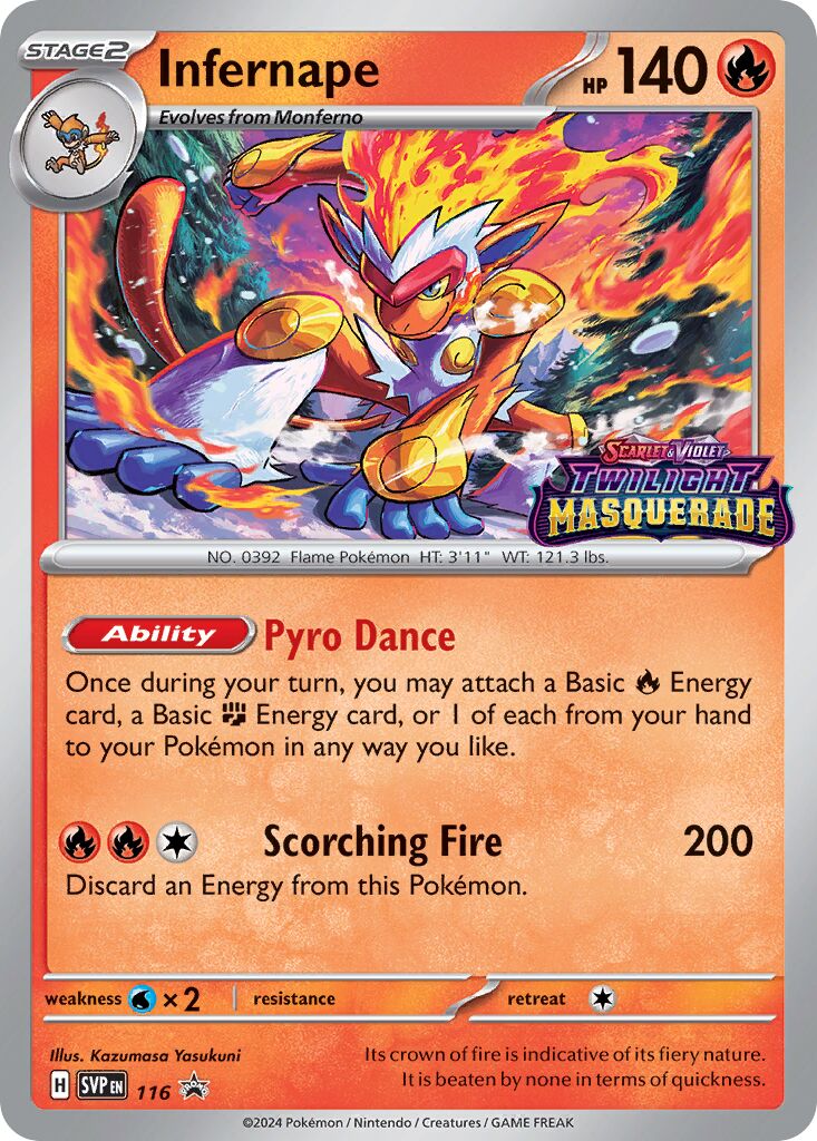 Infernape 116/226 — Scarlet & Violet Promos (English Pokémon TCG card)