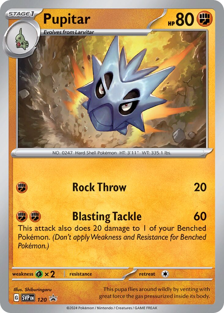 Pupitar 120/226 — Scarlet & Violet Promos (English Pokémon TCG card)